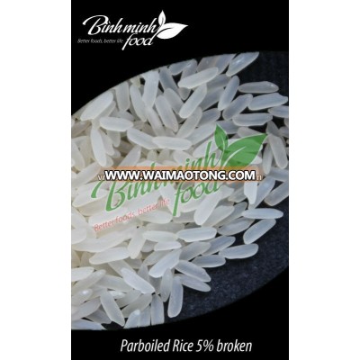 Premium-Quality Parboiled rice 100% Sortex Grade